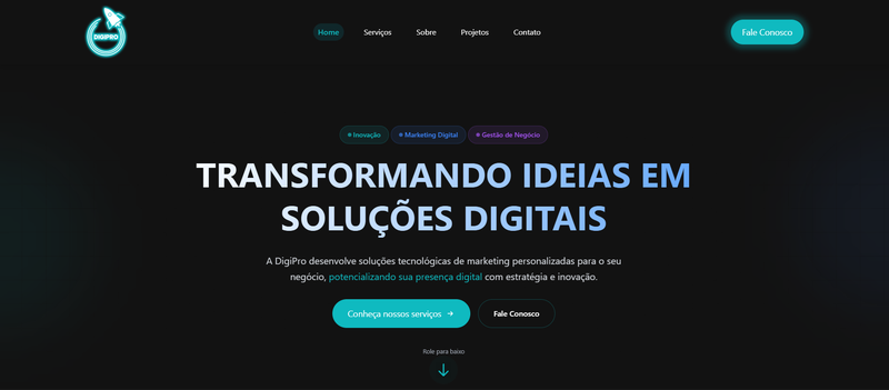 Site institucional DigiPro